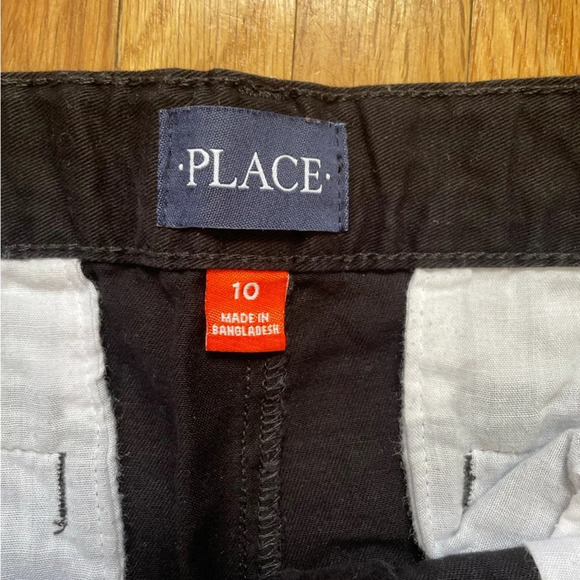 4/$25 The Children’s Place Black Chino Pants Size 10 - Picture 4 of 7